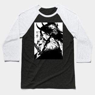 Cyberpunk Vaporwave Japanese Samurai Warrior Asian Girl Ninja Manga Aesthetic Anime Streetwear Goth Grunge Baseball T-Shirt